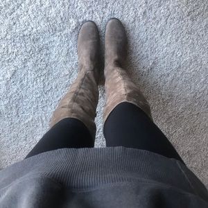 Aerosoles Suede Over the Knee Boots- NEW